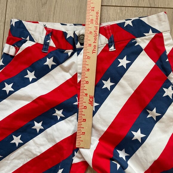 Royal & Awesome Boys American Flag Golf Shorts - Stars & Stripes Design - Picture 4 of 8